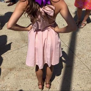 Lauren James Orange Gingham Dress